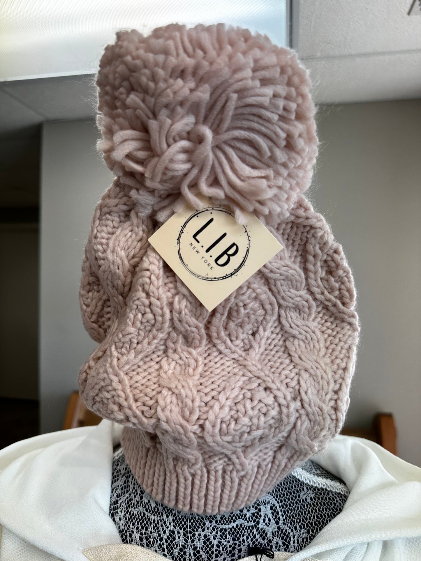 DUSTY PINK Winter hat