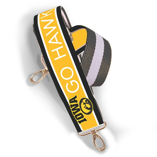 IOWA HAWKEYES PURSE STRAP