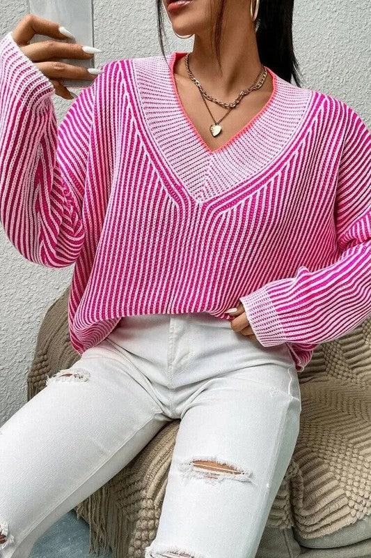 SOMETHING IN HOT PINK Sweater