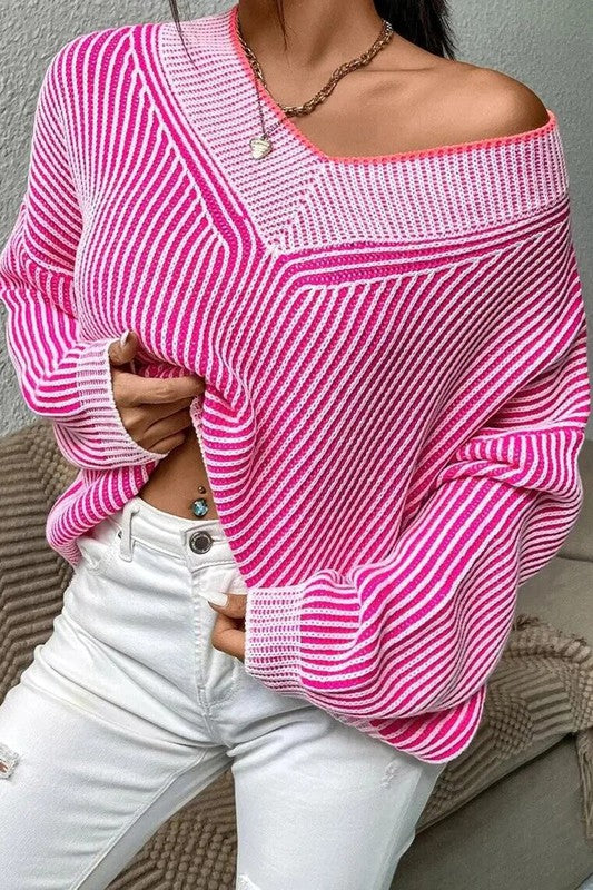 SOMETHING IN HOT PINK Sweater