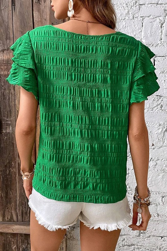 ENVY Kelly green top