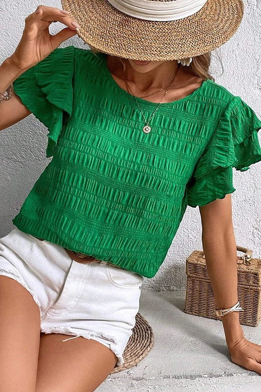 ENVY Kelly green top