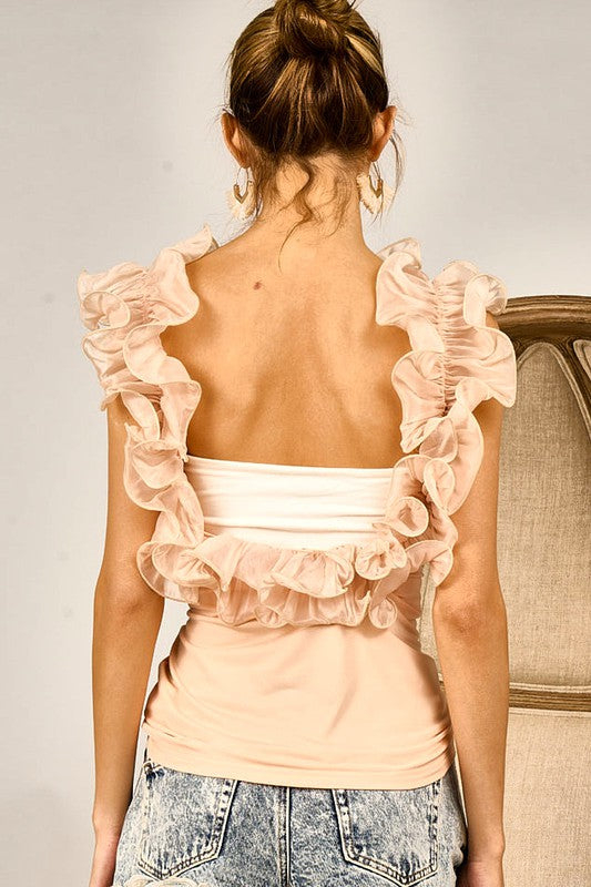 I DON'T WANT TO WAIT Frilly tank