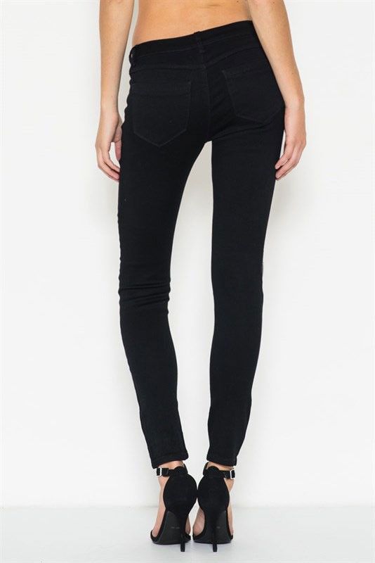HIGHER LOVE Black Jeans