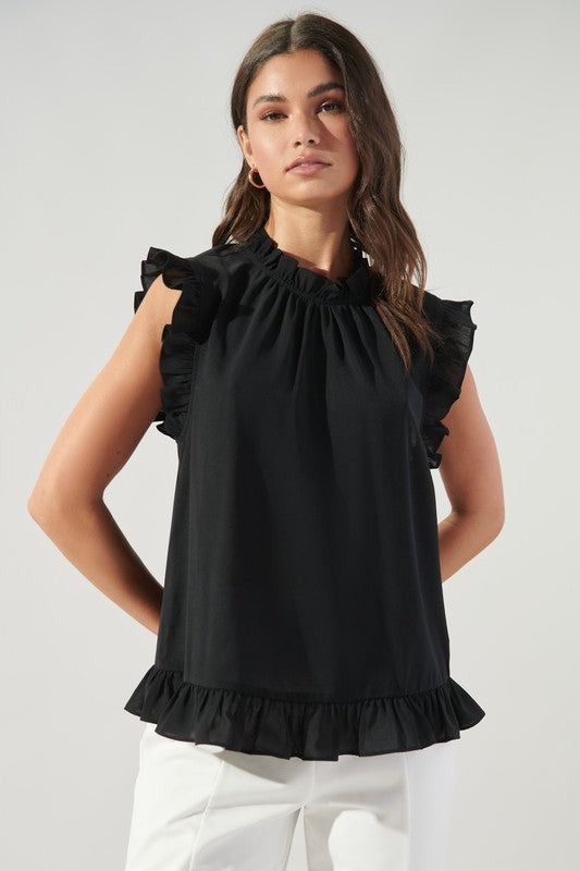 SEND HER MY LOVE ruffled top