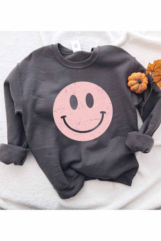 OH HAPPY DAY Charcoal Sweatshirt