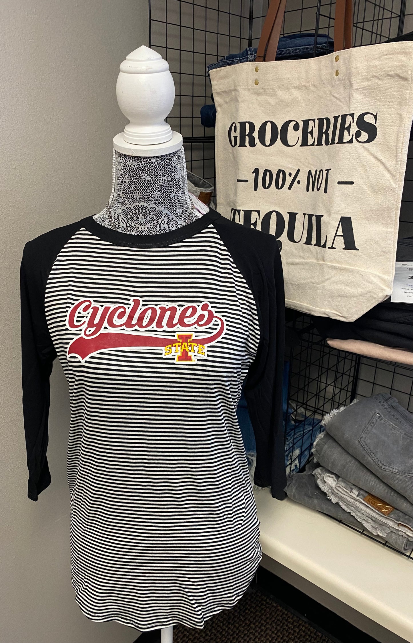 IOWA STATE RAGLAN TEE