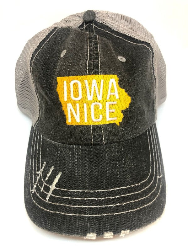 PRE-ORDER IOWA NICE (White lettering)