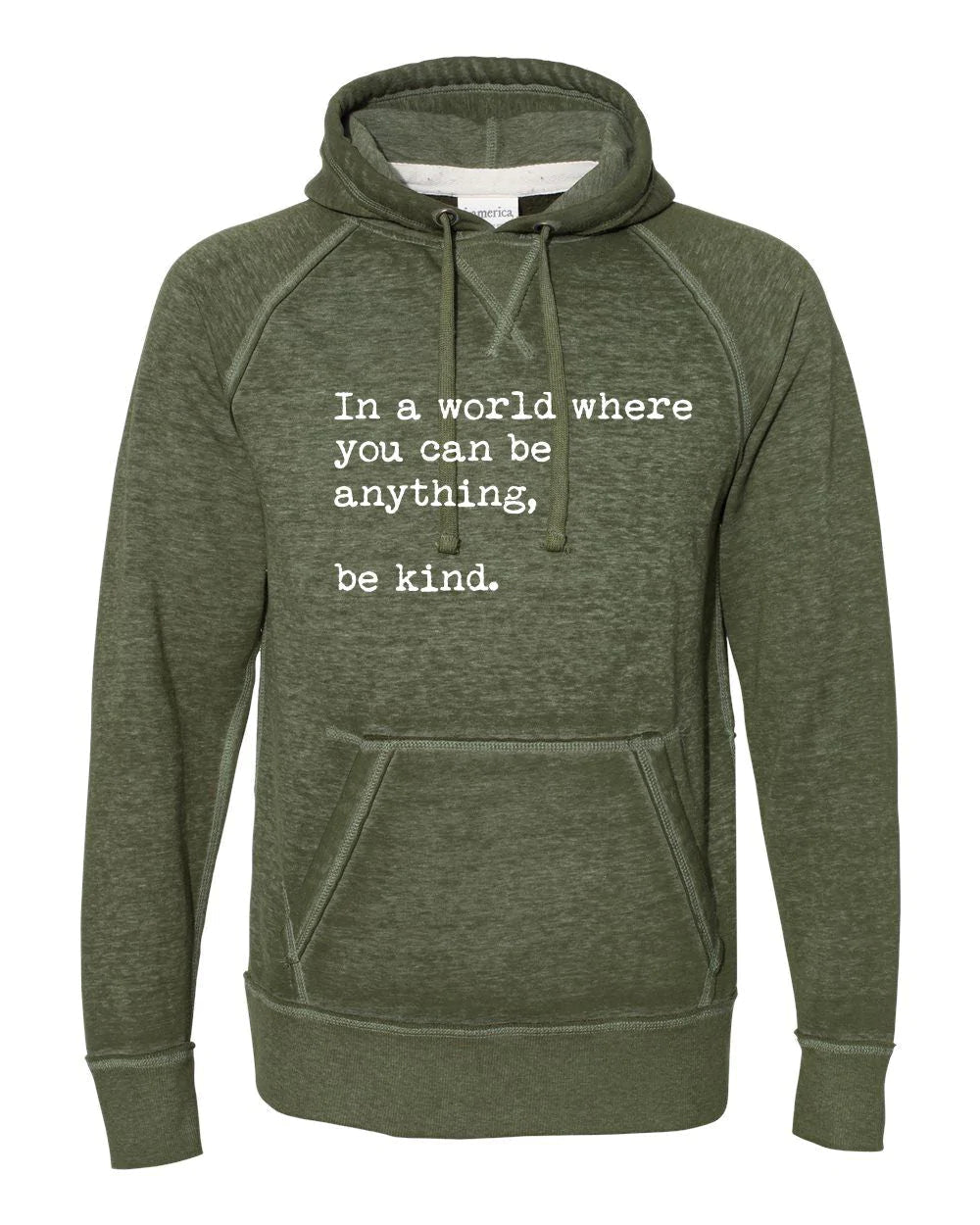 BE KIND Hoodie - charcoal