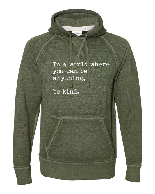 BE KIND Hoodie - olive