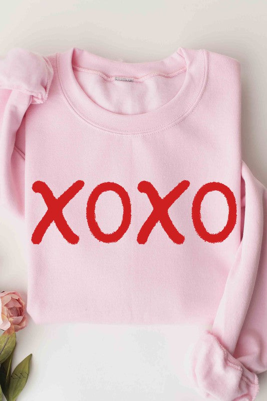 PINK XOXO SWEATSHIRT