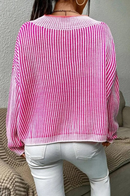 SOMETHING IN HOT PINK Sweater