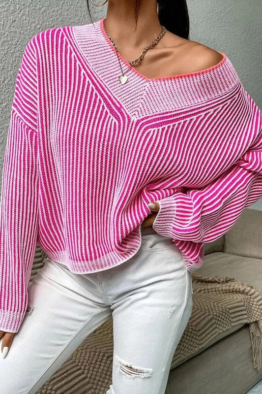 SOMETHING IN HOT PINK Sweater
