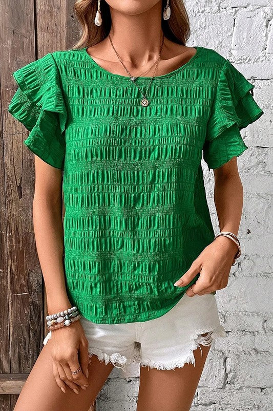 ENVY Kelly green top
