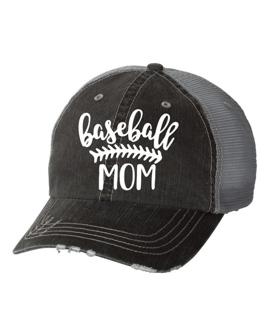 Baseball Mom Trucker Hat