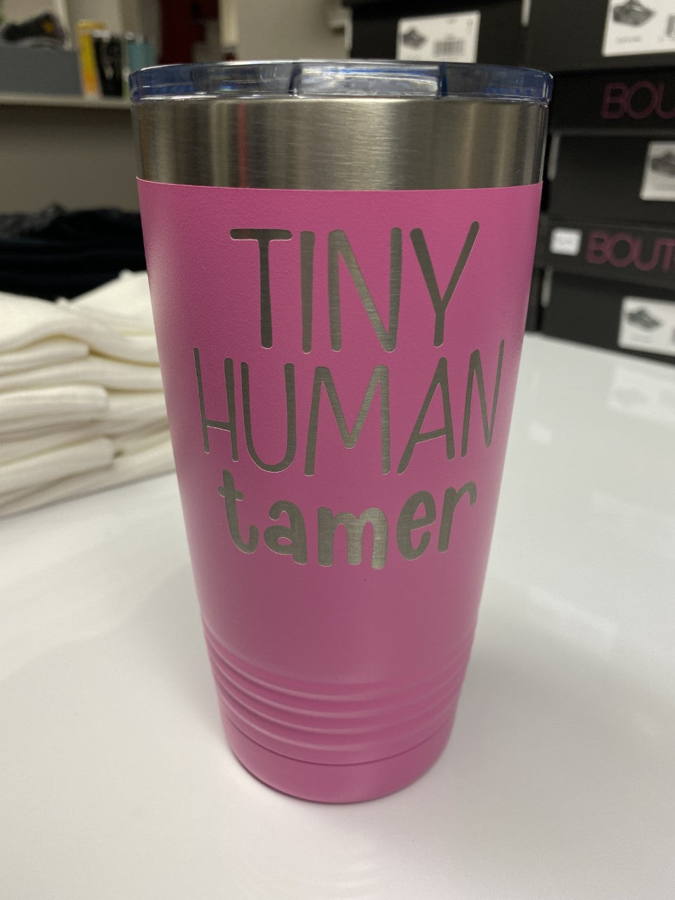 TINY HUMAN TAMER - Print tumbler (PRE-ORDER)