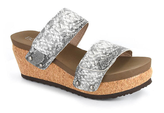 IS THIS LOVE Snakeskin Sandals