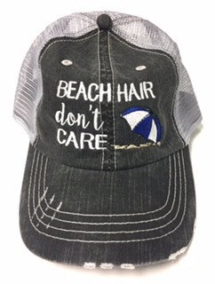BEACH HAIR DON'T CARE Trucker Hat