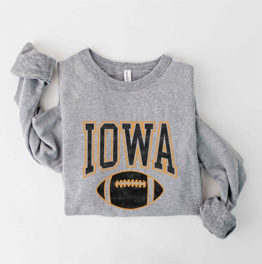 IOWA FOOTBALL GRAY Sweatshirt (PRE-ORDER)