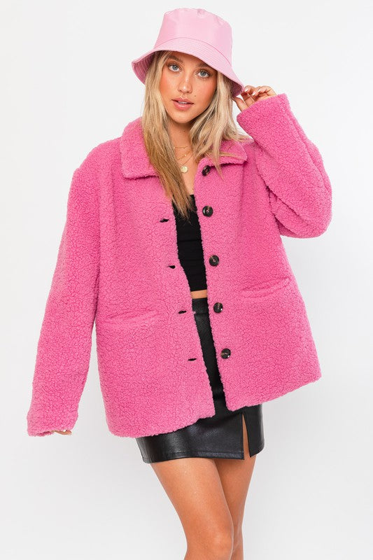 SWAY MY WAY Hot pink jacket