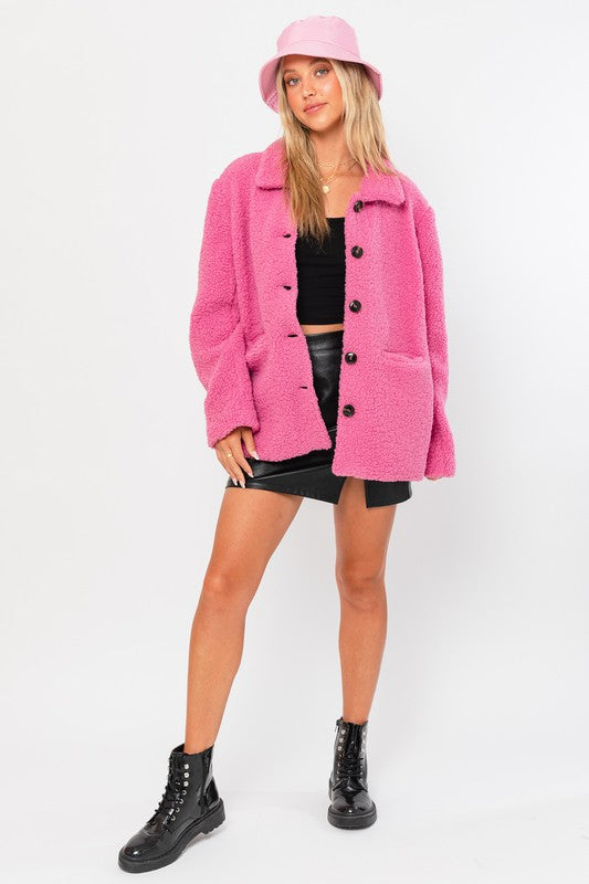 SWAY MY WAY Hot pink jacket