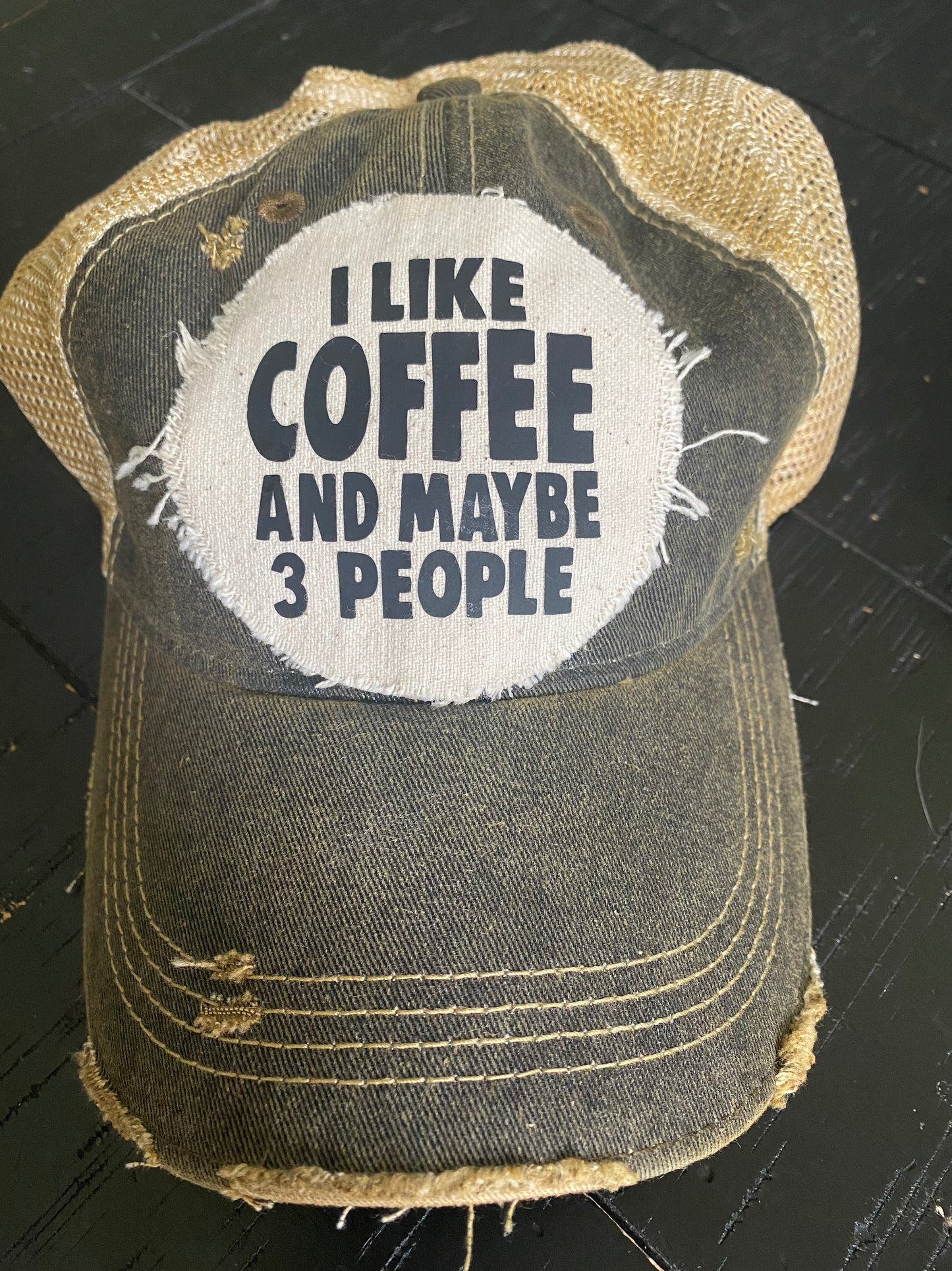 I LIKE COFFEE…Trucker Hat - Black