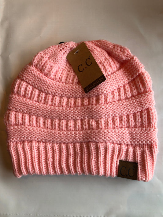 Pink CC Beanie
