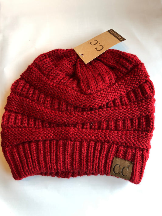 Red CC Beanie