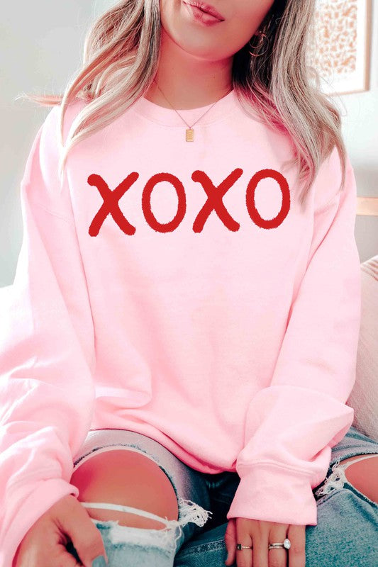 PINK XOXO SWEATSHIRT
